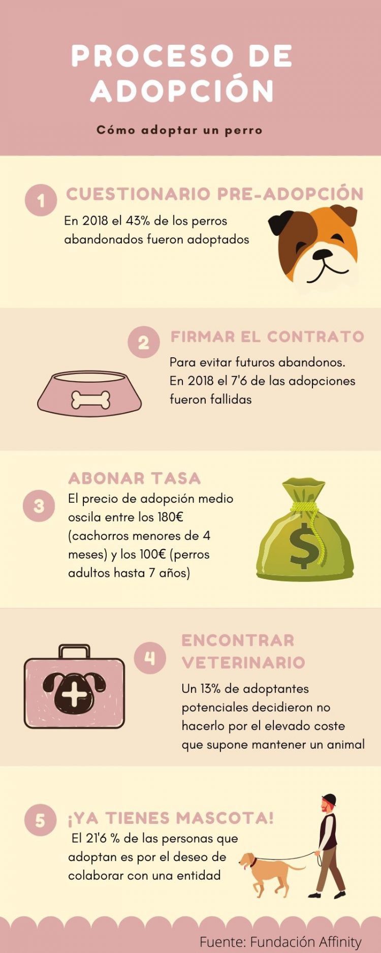 Proceso de adopción animal